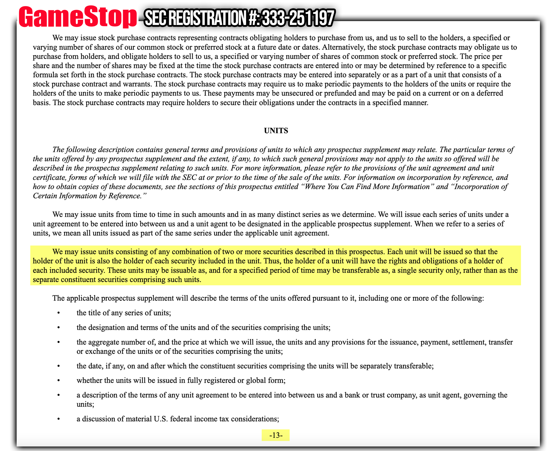 Joe Fonicello GameStop Due Diligence •
