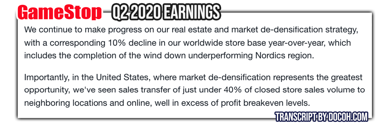 Joe Fonicello GameStop Due Diligence •